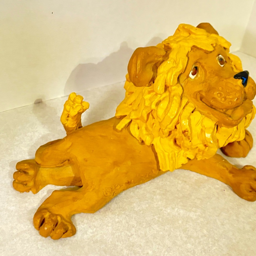 Vintage signed Dave Grossman Designs Silly Lazy Lion 1973 - Picture 5 of 8
